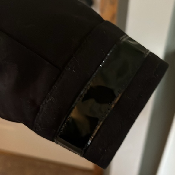 Vintage Laura Ashley Jacket with Pleather Trim and Buckles - Picture 4 of 8